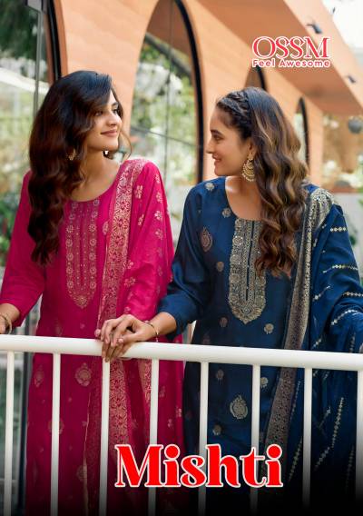 MISHTI BY OSSM DESIGNER DOLA SILK SALWAR SUIT WHOLESALER IN INDIA